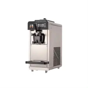 Tramoggia 6L in acciaio inox 1 sapore gelatiera macchina da tavolo commerciale macchina per Gelato Soft service automatico macchine per la produzione di Gelato