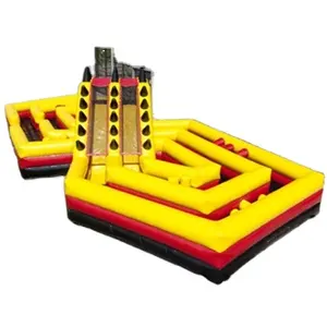 HI-Customized size inflatable obstacle course races for sale or rental