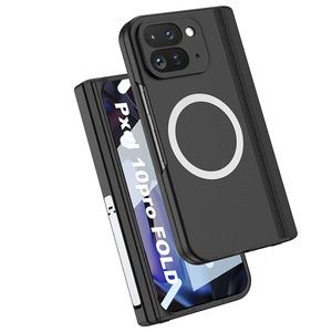 For Google <strong>Pixel</strong> 10 ProFold Magnetic Luxury High-End Hard Shell Phone Case Wireless Charging Stand <strong>Foldable</strong> Screen Compatibility - Product Image 5