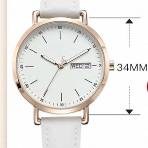 นาฬิกาข้อมือควอตซ์แบบอนาล็อกสำหรับ<span class=keywords><strong>ผู้หญิง</strong></span> IBSO กันน้ำ สา<span class=keywords><strong>ย</strong></span>หนัง ดีไซน์บางเฉี<span class=keywords><strong>ย</strong></span>บ หน้าปัด 32 มม. ระบบ Miyota ตัวเรือนโลหะผสม หนา 10 มม. สไตล์แฟชั่นมีเสน่ห์ - Product Image 3