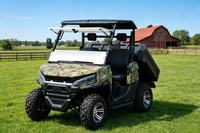 UTV électrique tout-terrain fiable, véhicule utilitaire 2 places avec une forte capacité de montée pour le tourisme et les travaux agricoles
