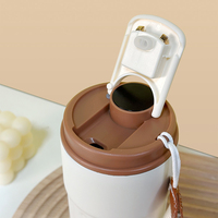 Tasse thermos intelligente numérique en acier inoxydable 304 avec affichage de la température par LED pour café avec bouteilles d'eau de 450ml