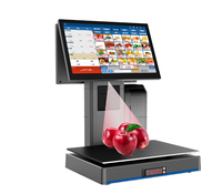 Báscula de Pesaje con IA Veidt, Impresión de Etiquetas con Código de Barras, Pantalla Táctil Dual, API en Red, Báscula OEM para Supermercados y Carnicerías, Modelo SPL