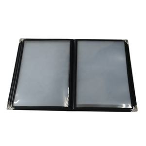 कस्टम कम MOQ अलग लोगो A4 PU चमड़ा रेस्तरां मेनू कवर - Product Image 5