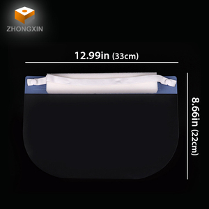 Venta caliente de plástico ajustable HD claro transparente cara escudo <span class=keywords><strong>anti</strong></span> niebla de plástico cara máscara con ojo escudo - Product Image 4