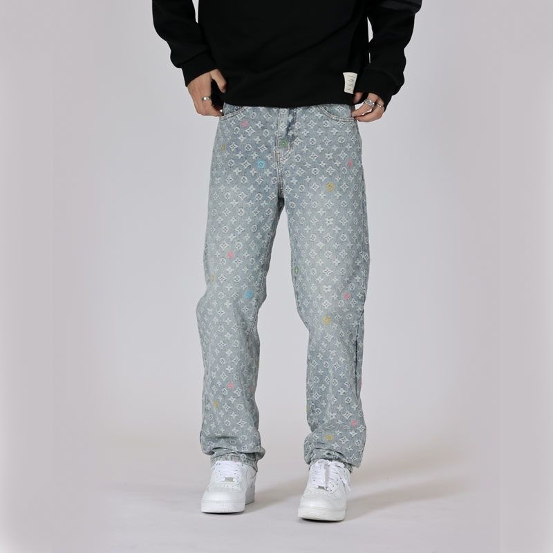 Hip Hop Pants Baggy Denim Streetwear for Men