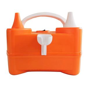 Macchina per pompa a palloncino elettrica in plastica arancione portatile a doppio ugello 110V 600W aeratore per feste gonfiatore a palloncino decorazioni - Product Image 4