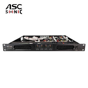 מגבר הספק מקצועי ASCSONIC SD2504 בעל 4 ערוצים, <span class=keywords><strong>250</strong></span> וואט, Class D, עם אחריות לשנתיים, 20 הרץ-34 קילו-הרץ - Product Image 4
