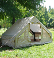 Luxe Glamping Pliant Portable Camping En Plein Air Randonnée Pique-Nique Gonflable Étanche Air Gonflage Banquet Famille Tente pour Événement