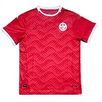 Édition personnalisée 2526 pour les supporters de l'équipe nationale de Tunisie et du Cap-Vert, veste coupe-vent pour homme en polyester 100% avec impression par transfert thermique, séchage rapide