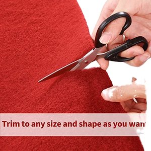 <span class=keywords><strong>Tapis</strong></span> d'extérieur en polyester rouge épaissi, idéal pour les bureaux, les hôtels, les couloirs, les expositions et les événements décoratifs – Vente Flash - Product Image 2
