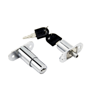 아연 합금 슬라이딩 캐비닛 잠금장치 서랍 책상 옷장 캐비닛 푸시 플런저 잠금장치 가구 서랍 잠금장치 파일 캐비닛 서랍용 - Product Image 1