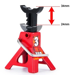 1 Uds. Herramienta de decoración de soporte de reparación de gato ajustable de altura de Metal de simulación para modelo de coche de radiocontrol <span class=keywords><strong>Axial</strong></span> <span class=keywords><strong>SCX24</strong></span> 1/18 1/24 - Product Image 2