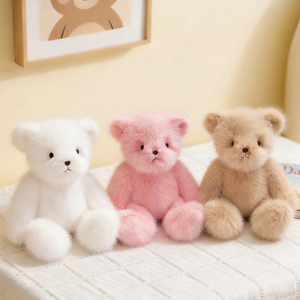 <span class=keywords><strong>Orsacchiotto</strong></span> di Peluche Premium in Finta Pelliccia a Pelo Lungo, Morbido e Classico, Colorato, Produzione all'Ingrosso OEM ODM Personalizzata - Product Image 3