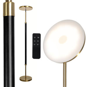 Lámpara de Pie LED Moderna, Madera Sólida y Metal, Control Remoto, Regulable sin Escalonamientos, Temperatura de Color Ajustable, Diseño de Mediados de Siglo, CRI 90 o Superior - Product Image 3