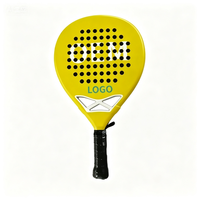 Raquette de padel professionnelle, raquette de tennis OEM personnalisée, face en carbone avec noyau en EVA