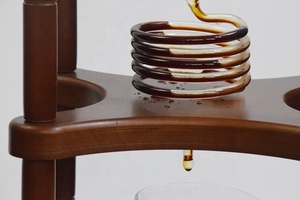 Carafe en verre borosilicate Z, cafetière à infusion lente à froid, grande capacité 2500 ml, tour à café glacé avec débit d'eau réglable BD25 - Product Image 4