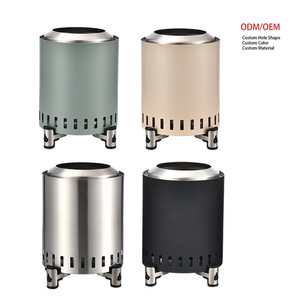 Estufa portátil para acampar X130 de 13 cm, quemador de carbón y leña de acero inoxidable para exteriores, para mochileros y uso en el patio trasero. - Product Image 3