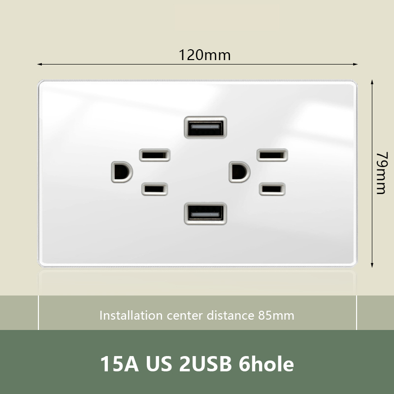 US-2USB-Blanc