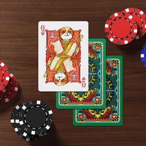 Cartes de poker recyclées de <span class=keywords><strong>casino</strong></span> professionnel et amusant en famille écologique, finition lisse, fabriquées à partir de carton ondulé duplex - Product Image 3