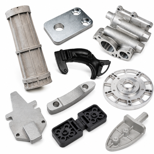 Composants et pièces moulés en <span class=keywords><strong>fonte</strong></span> ductile, alliage d'aluminium GGG50 GGG40, fabrication OEM, service de fonderie par moulage à la cire perdue - Product Image 1