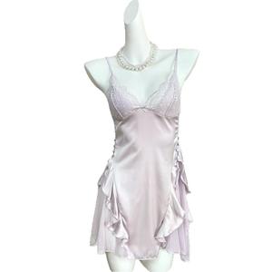 ชุดชั้นในเซ็กซี่สำหรับผู้หญิงชุดนอนปักลายลูกไม้โปร่งใส - Product Image 5