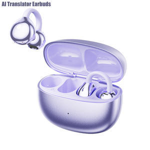 M108 Ai Traductor Auriculares Clip para el oído Traductor Auricular 138 Idiomas Traductor Auriculares Viajes en el extranjero Fácil conversación TWS - Product Image 1
