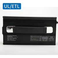 Chargeur de batterie intelligent Lifepo4 pour scooter électrique XT80 58.4V15A pour chariot de golf Club Car avec prise ronde 48V à 3 broches