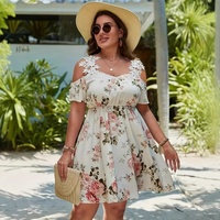 Nouvelle robe imprimée pour femmes grandes tailles, robe élégante d'été, robe tendance amincissante à la taille