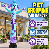 Mascotte gonflable personnalisée pour chien, idéale pour la promotion des salons de toilettage pour animaux, les événements extérieurs, la publicité, le marketing de marque, vente en gros professionnelle