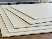 Panneaux d'affichage fins en gros de 10 mm/16 mm, imprimés recto-verso, en carton duplex enduit de PVC, résistants à l'humidité pour la publicité et les points de vente