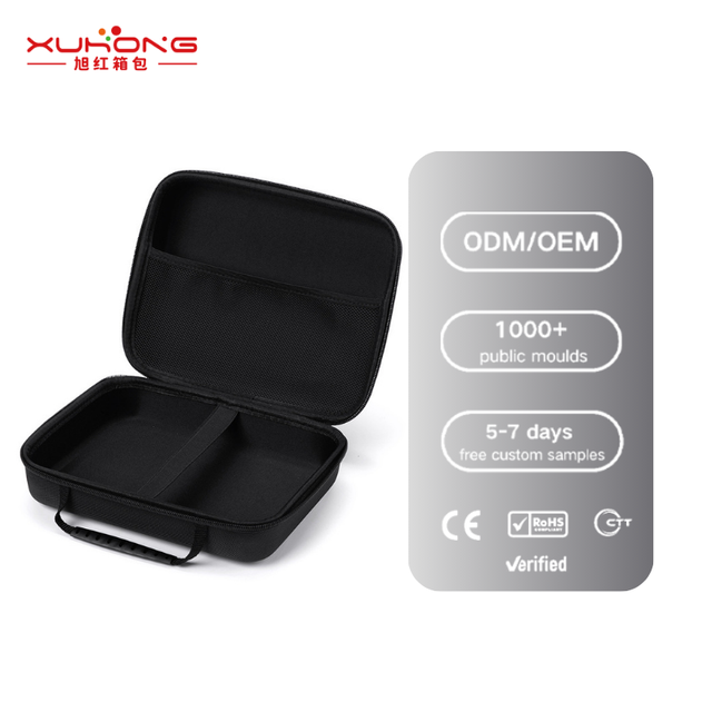 Custom Logo Waterproof EVA Carry Case Hard Shell Tool Case with Handle for Travel Electronic Accessories Organizer
