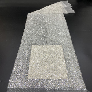 Lộn xộn Net Bead + 3/4mm Pha lê mảnh thêu đẹp váy cưới của phụ nữ ăn mặc thời trang váy hạt thêu vải - Product Image 1