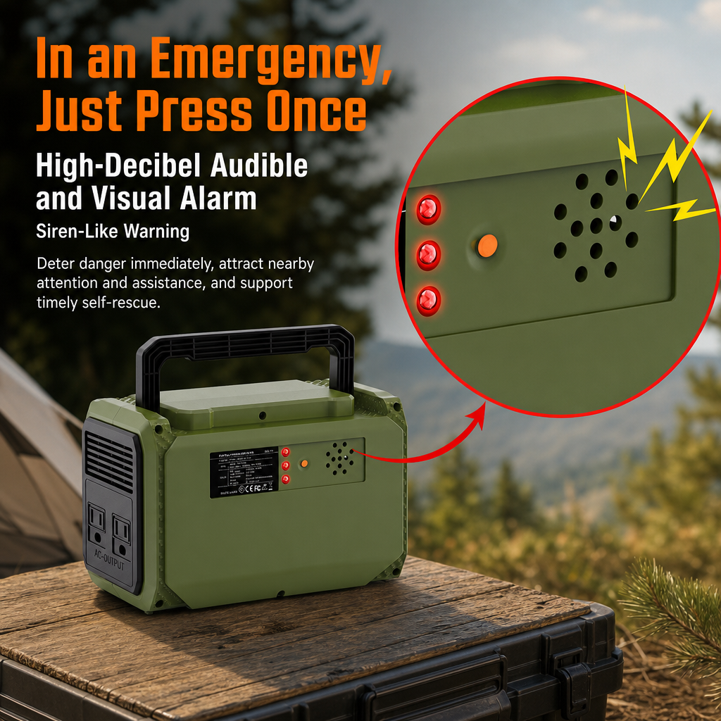 Portable Power Station - 300W Pure Sine Wave Solar Generator 270Wh 72800mAh Solar Panel Type C Emergency Factory Direct · image 4