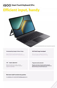NOUVEAU VIVO IQOO Pad 5 Pro Tablette PC AI avec écran <span class=keywords><strong>13</strong></span> pouces 3.1K 144Hz, processeur Dimensity 9400+, système d'exploitation OriginOS 5, batterie 12050mAh, charge 66W, OTA - Product Image 5