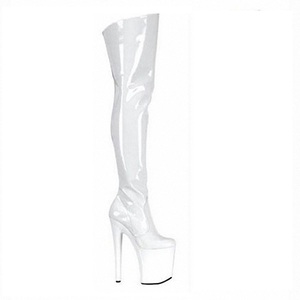 Bottes à talons pour femmes 2023, bottes à talons hauts pour femmes matures, bottes à plateforme de 20 cm pour la danse sur barre, bottes au-dessus du genou - Product Image 4