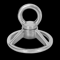 Ancre de mer parachute 10 pieds/12 pieds/14 pieds/16 pieds/18 pieds avec rotule en acier à double phase pour bateaux de pêche, voiliers et yachts