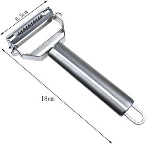 Couteau à éplucher multifonctionnel en acier inoxydable, couteau à racler, éplucheur de melon, combinaison de couteaux - Product Image 2