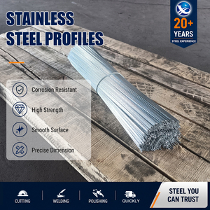 410 304L Stainless Steel Round <b>Bar</b> with Anti-Rust Matte Finish Customized Length - Product Image 1