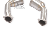 Tubo de Escape de Alto Rendimiento de Acero Inoxidable para Audi RS4 RS5 2.9T B9 2017-2019, Mejora de Potencia
