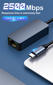 Adaptateur Ethernet USB 3.2 Gen1, vitesse 2500 Mbps, interface USB 3.0 RJ45, dongle LAN filaire pour Mac XPS Window ChromeOS Laptop - Product Image 6