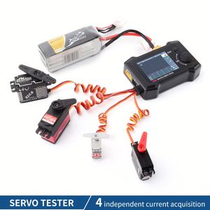 ชุดเครื่องมือทดสอบเซอร์โว ToolkitRC ST8 8CH 100W 2A 7-28V LCD พร้อมจอ LCD สำหรับทดสอบสัญญาณ PWM/PPM/SBUS วัดความเร็วแบบ Linear Step Analyzer  4 ช่องสัญญาณ  พร้อมโปรแกรม - Product Image 6