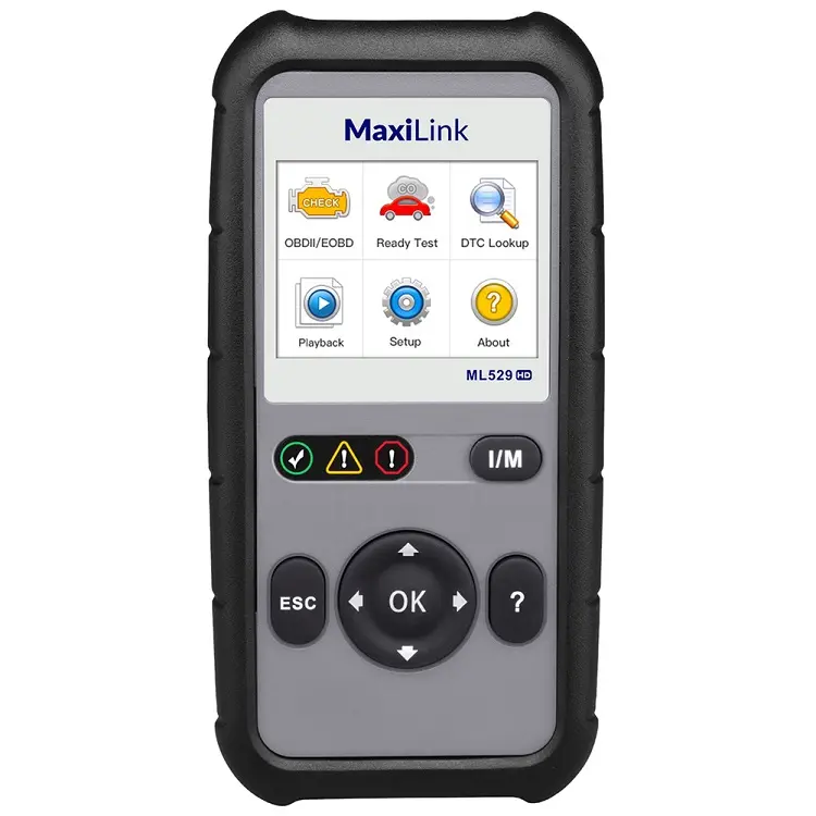 Autel MaxiLink ML529HD Volledige OBD2 EOBD Auto Scan Diagnostic Tool met Een Klik Klaar Test is een code reader voor zware voertuigen