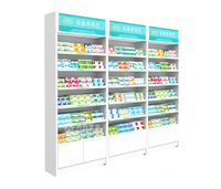 Étagères de présentation réglables pour pharmacie, simple ou double face, écologiques, pour magasins de médicaments, montage facile, multi-accessoires