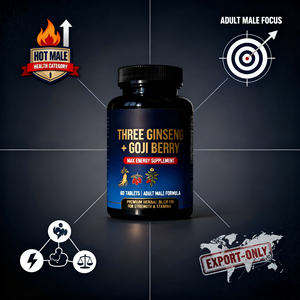 Hot Masculino Healthcare Supplement Três Ginseng Masculino <span class=keywords><strong>Goji</strong></span> <span class=keywords><strong>Berry</strong></span> comprimidos para energia máxima para adultos - Product Image 2