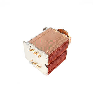 Radiador Refrigerado por Aire de 300W, Cobre Puro, para Servidor 4U, Ventilador de Servidor, Radiador de CPU, 5 Tubos de Calor - Product Image 2
