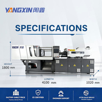 Mesin Cetak Plastik Putar Hidrolik Servo Elektrik Kecepatan Tinggi 60 Ton Yangxin YS Industrial Small untuk Cetakan Injeksi