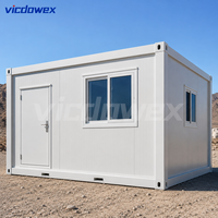 VICDOWEX Maison conteneur modulaire flexible en kit pour bureaux, entrepôts et solutions de campements modulaires