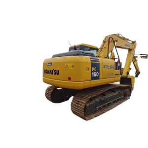 Pelleteuse hydraulique sur chenilles Komatsu PC160 160 utilisée avec de basses heures - Product Image 1