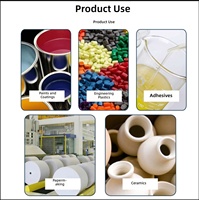 Sulfato de Bario Natural Superfino de Grado Industrial HenSheng al por Mayor, BaSO4, 85% de Pureza, Polvo Fino Blanco, Jiangxi